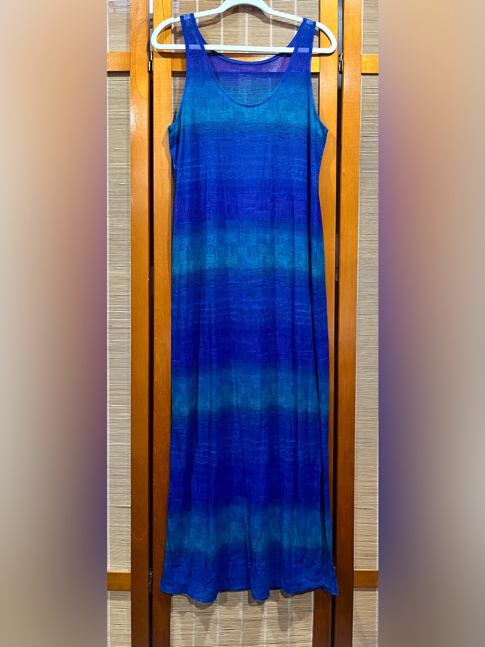 Athena vintage 90’s blue beach coverup, size L